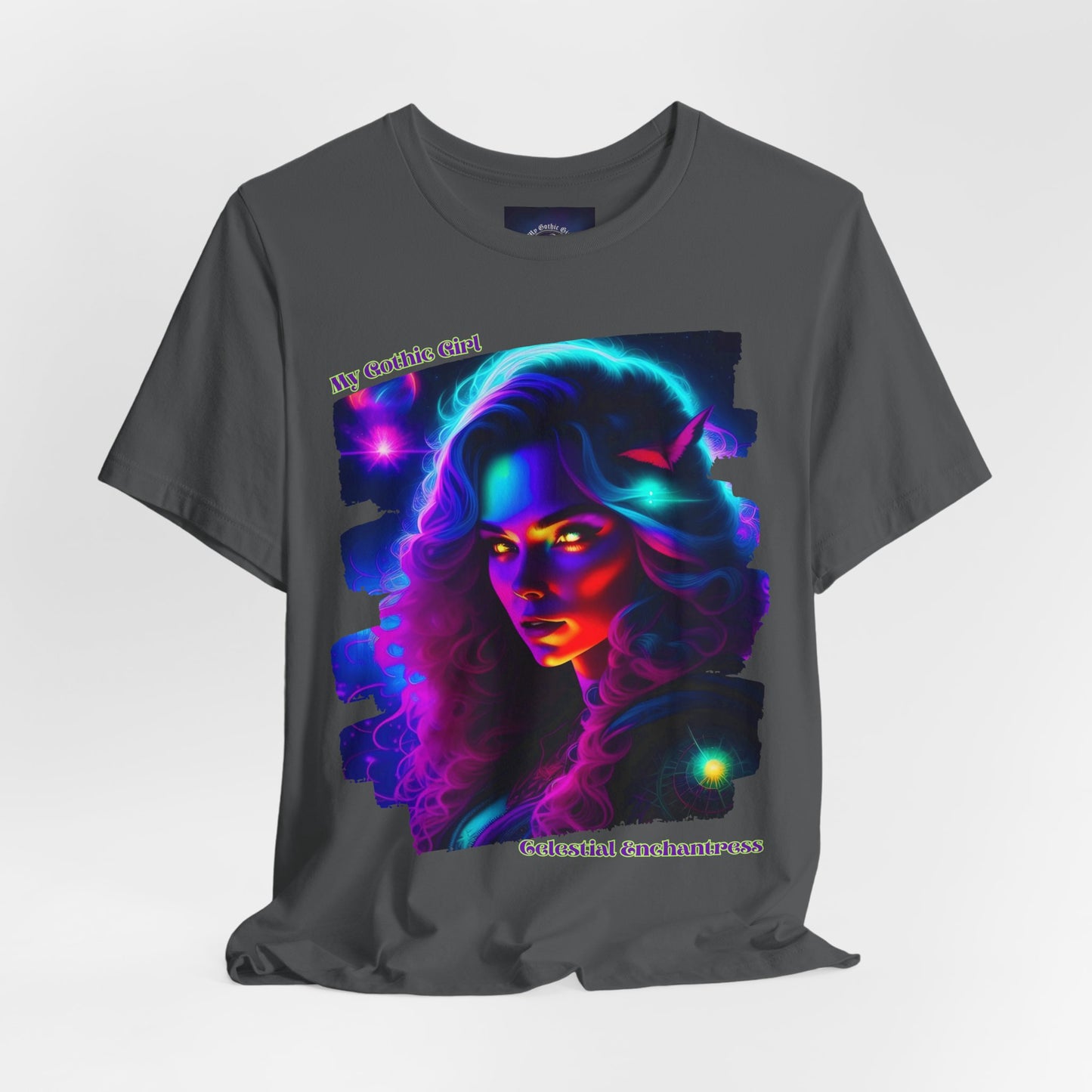 Celestial Enchantress Poetic Goth Graphic Tee – My Gothic Girl