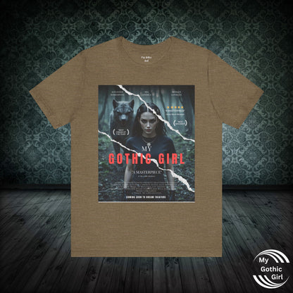 My Gothic Girl T-Shirt "Movie Poster" – Whimsy Goth Streetwear, Dark Poetry Fashion, Alt Aesthetic Apparel