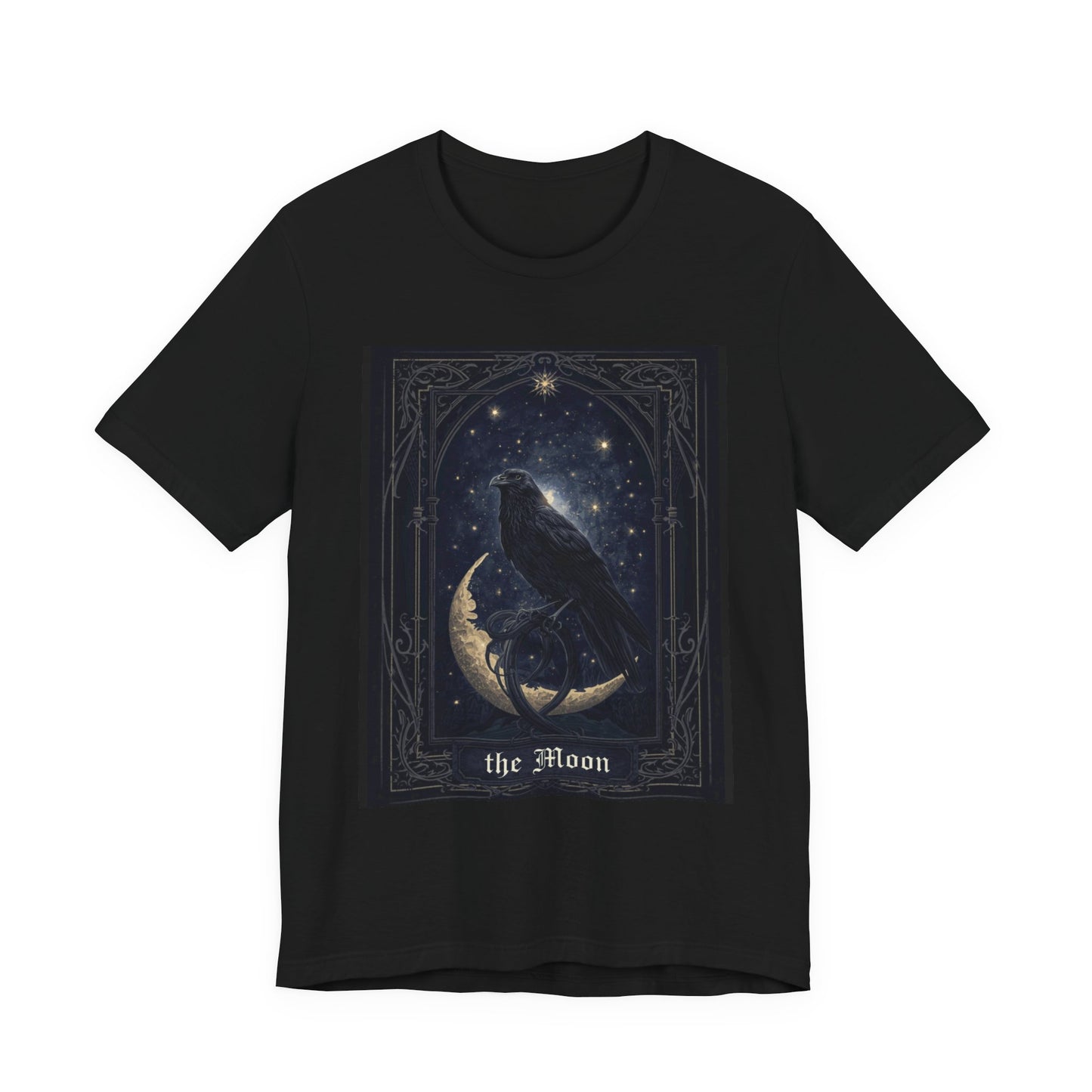 My Gothic Girl "Raven Moon" Graphic T-Shirt Unisex Gothic Dark Fashion Casual Wear