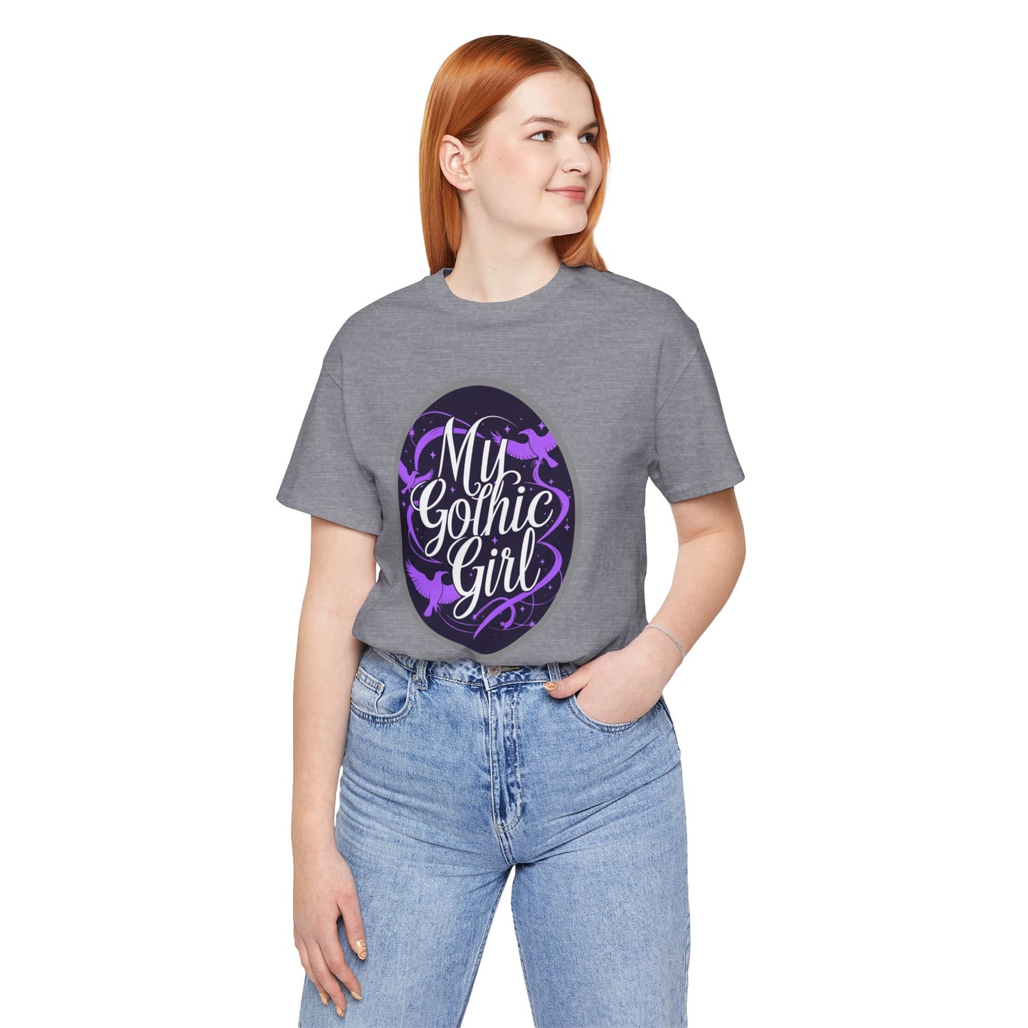 My Gothic Girl Poetic Goth Graphic Tee – Dark Alt Aesthetic Streetwear Fashion