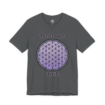 "The Flower of Life"  Gothic Graphic T-Shirt – Alt Aesthetic Poetic Goth Street-wear