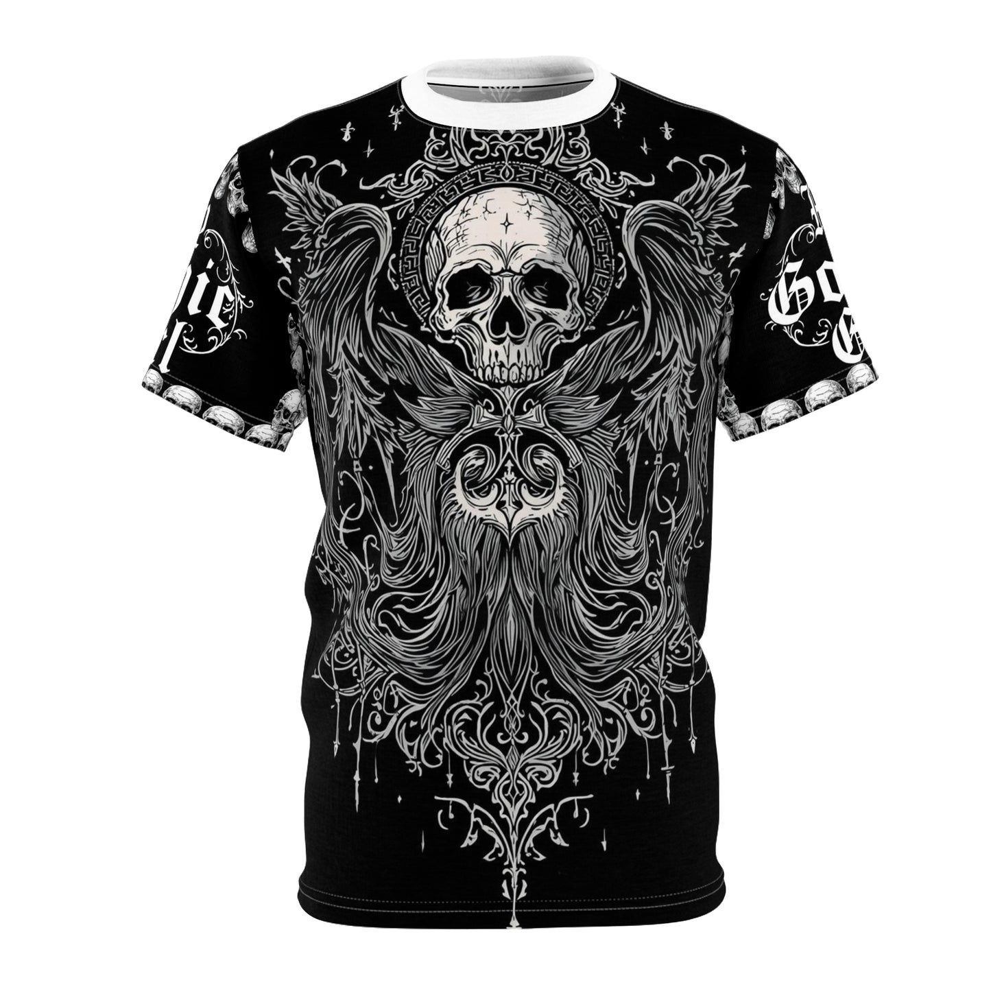 Skull & Filigree Tee by My Gothic Girl – Gothic Fashion Top