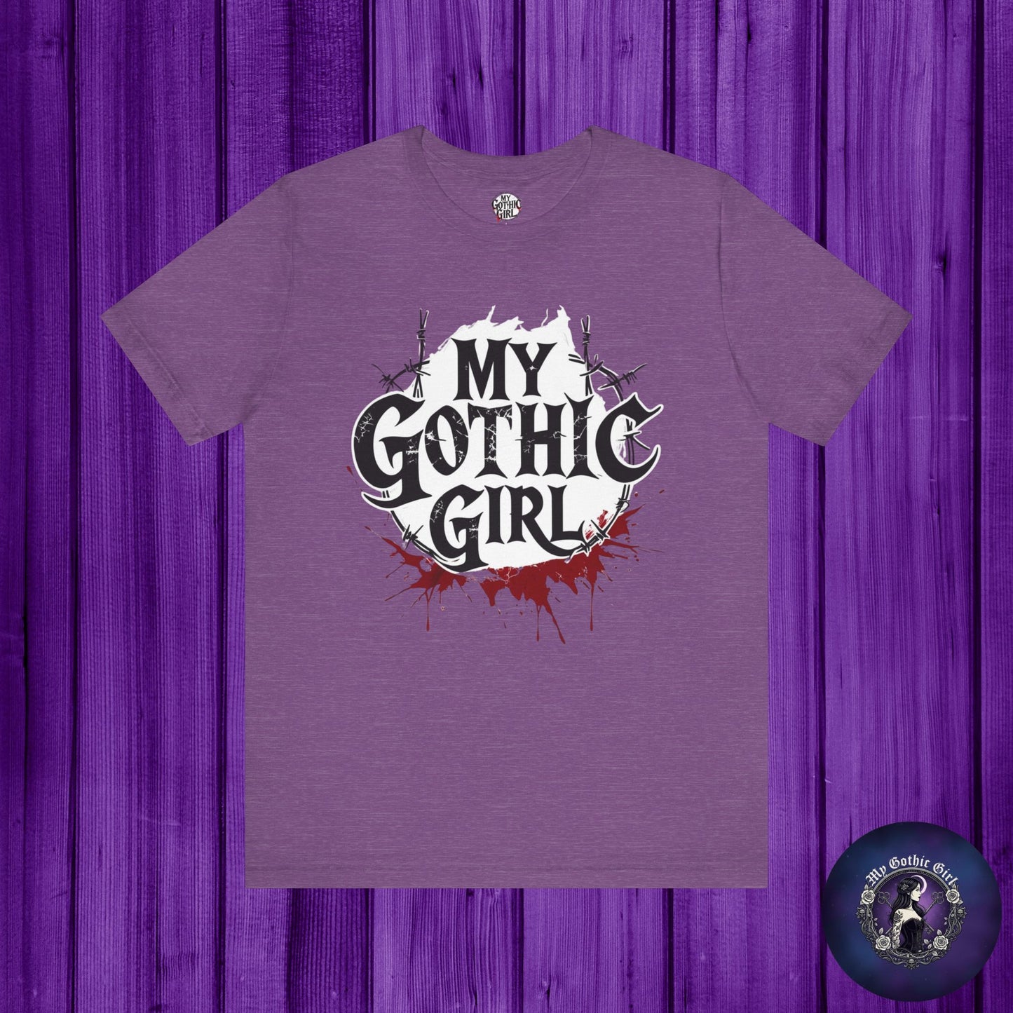 My Gothic Girl Graphic Poetic Goth Graphic Tee – My Gothic Girl