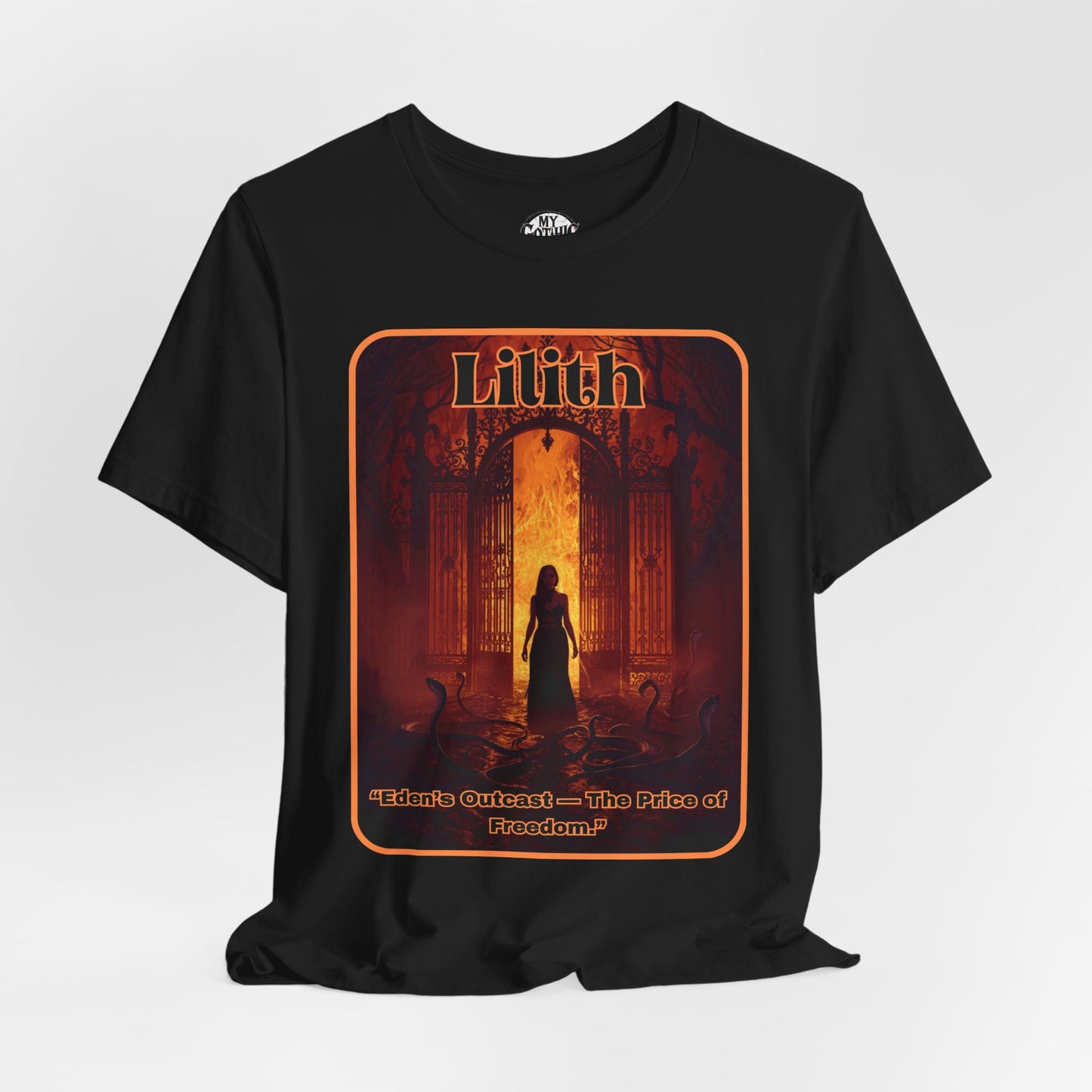 “Lilith  —  Eden’s Outcast, The Price of Freedom.” Graphic T-Shirt – Alt Aesthetic Poetic Goth Street-wear