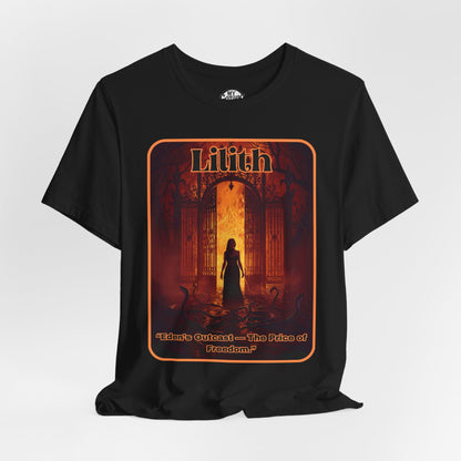 “Lilith  —  Eden’s Outcast, The Price of Freedom.” Graphic T-Shirt – Alt Aesthetic Poetic Goth Street-wear