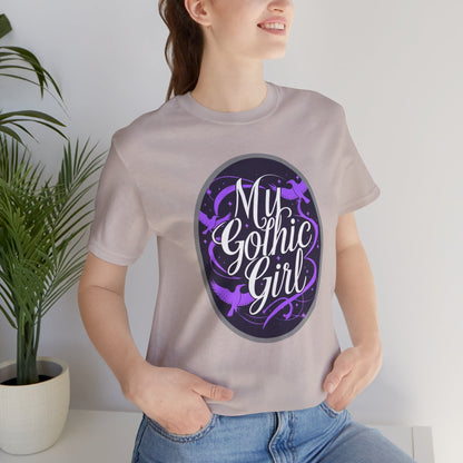 My Gothic Girl Poetic Goth Graphic Tee – Dark Alt Aesthetic Streetwear Fashion