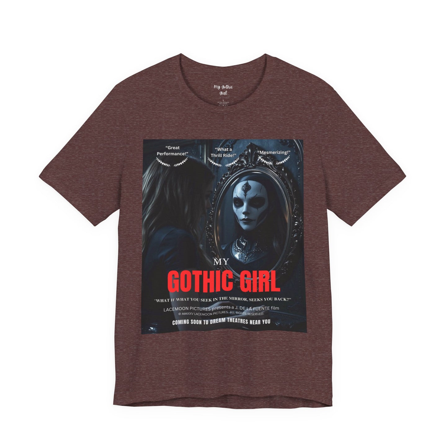 My Gothic Girl Graphic Tee – Whimsy Goth Streetwear, Dark Poetry Fashion, Alt Aesthetic Apparel