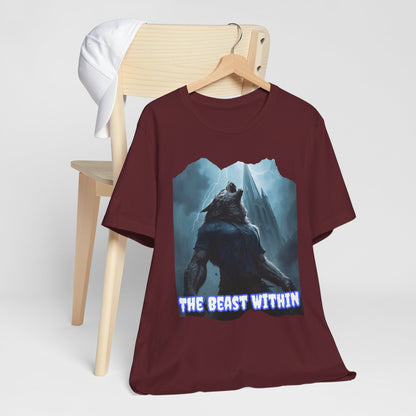 My Gothic Girl "The Beast Within" Graphic T-Shirt Unisex Gothic Dark Fashion Casual Wear