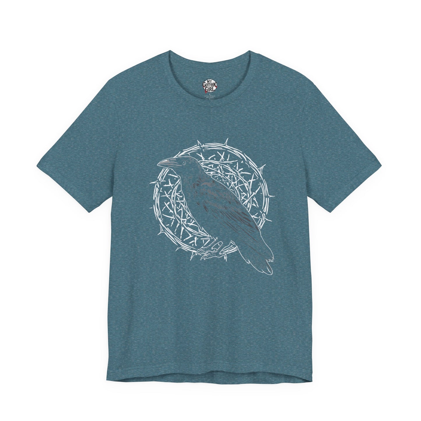 Thorn & Raven Gothic Graphic T-Shirt – Alt Aesthetic Poetic Goth Streetwear