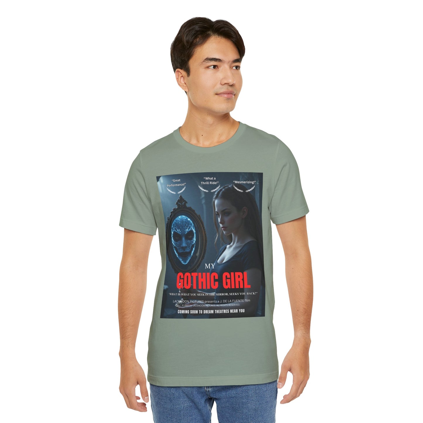 My Gothic Girl "Movie Poster" Graphic Tee – Gothic Streetwear, Whimsy Goth, Dark Poetry Alt Fashion