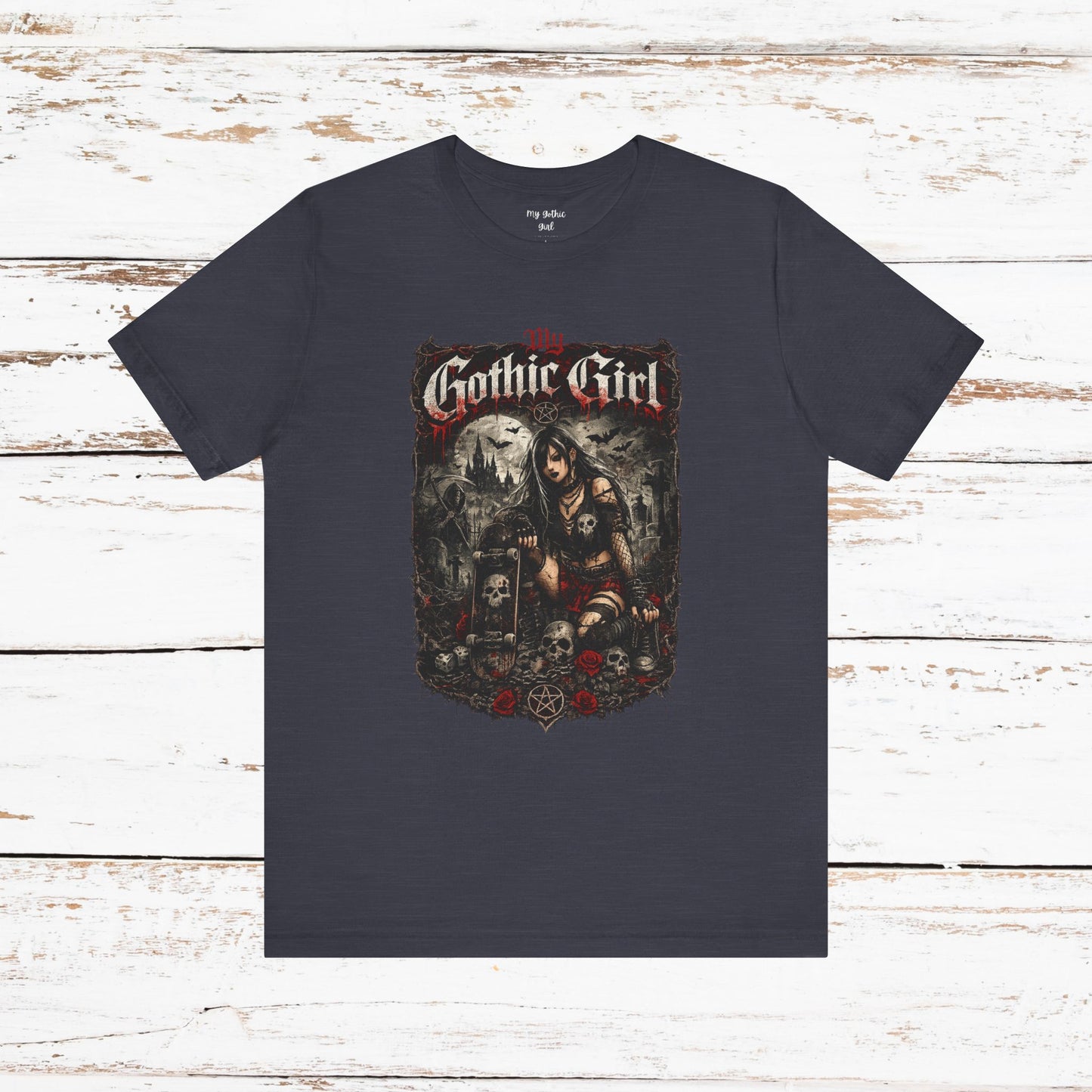 My Gothic Girl - Skater Girl Short Sleeve T Shirt