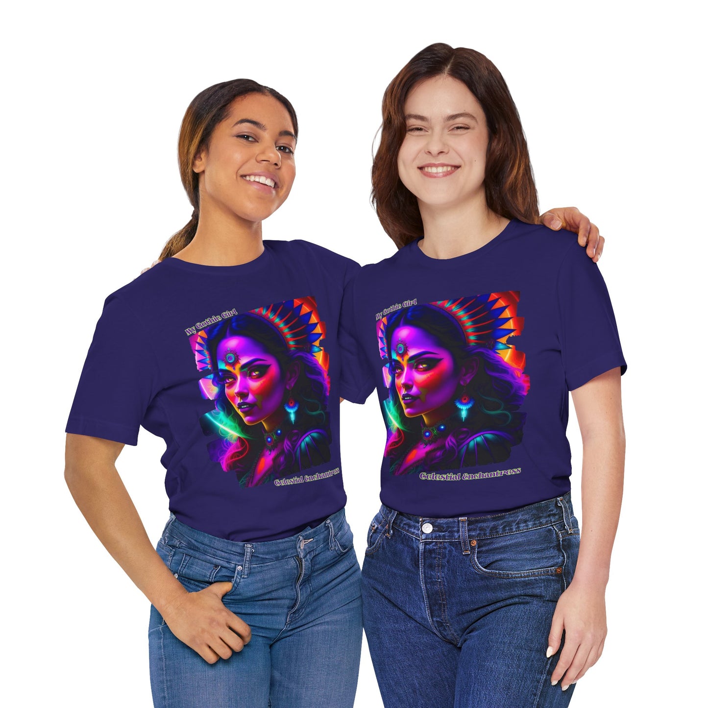 Celestial Enchantress Poetic Goth Graphic Tee – My Gothic Girl