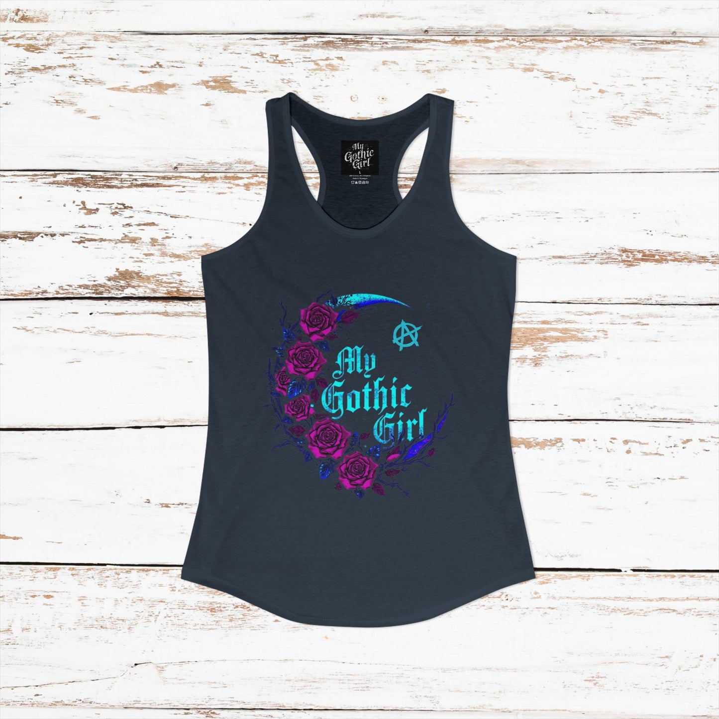 My Gothic Girl Celestial Lunar Garden Gothic Racerback Tee