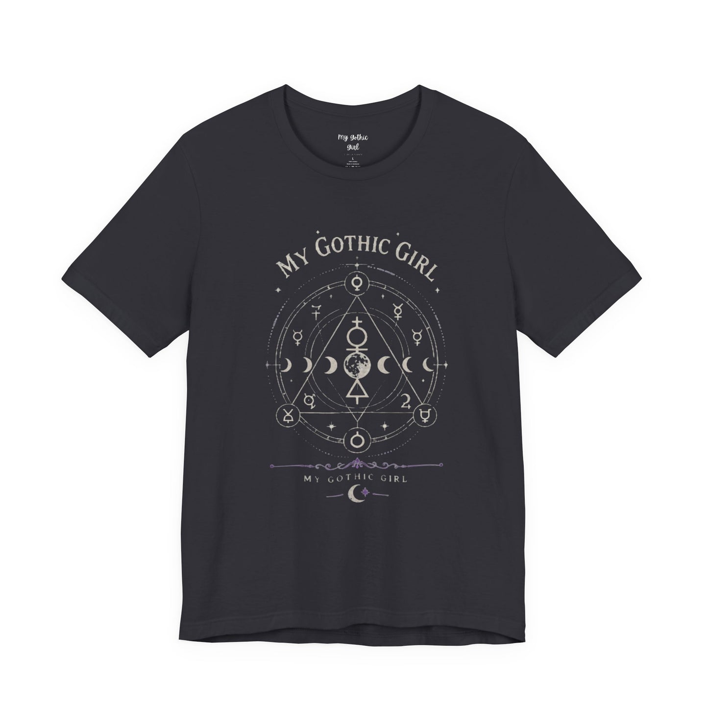My Gothic Girl "The Alchemist" Gothic Design Short Sleeve T Shirt