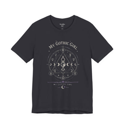 My Gothic Girl "The Alchemist" Gothic Design Short Sleeve T Shirt