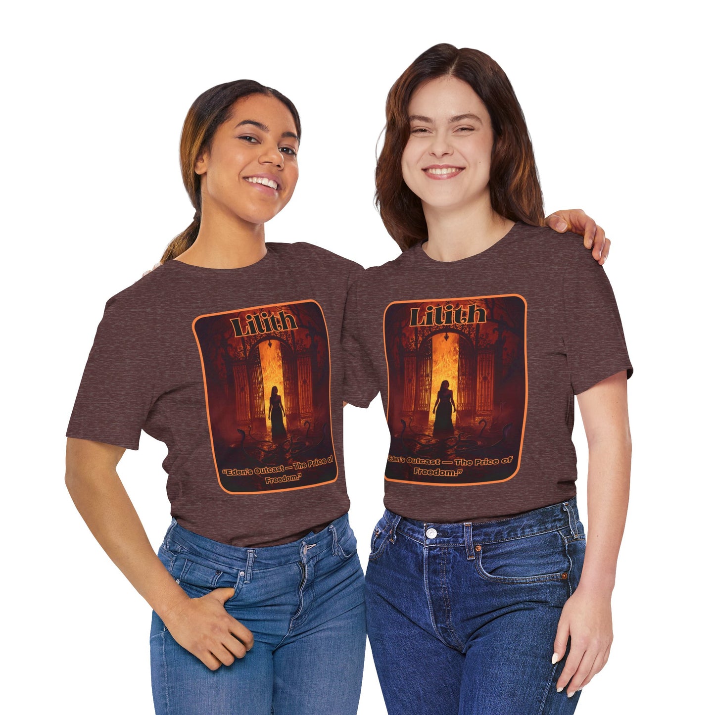 “Lilith  —  Eden’s Outcast, The Price of Freedom.” Graphic T-Shirt – Alt Aesthetic Poetic Goth Street-wear