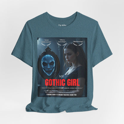 My Gothic Girl "Movie Poster" Graphic Tee – Gothic Streetwear, Whimsy Goth, Dark Poetry Alt Fashion
