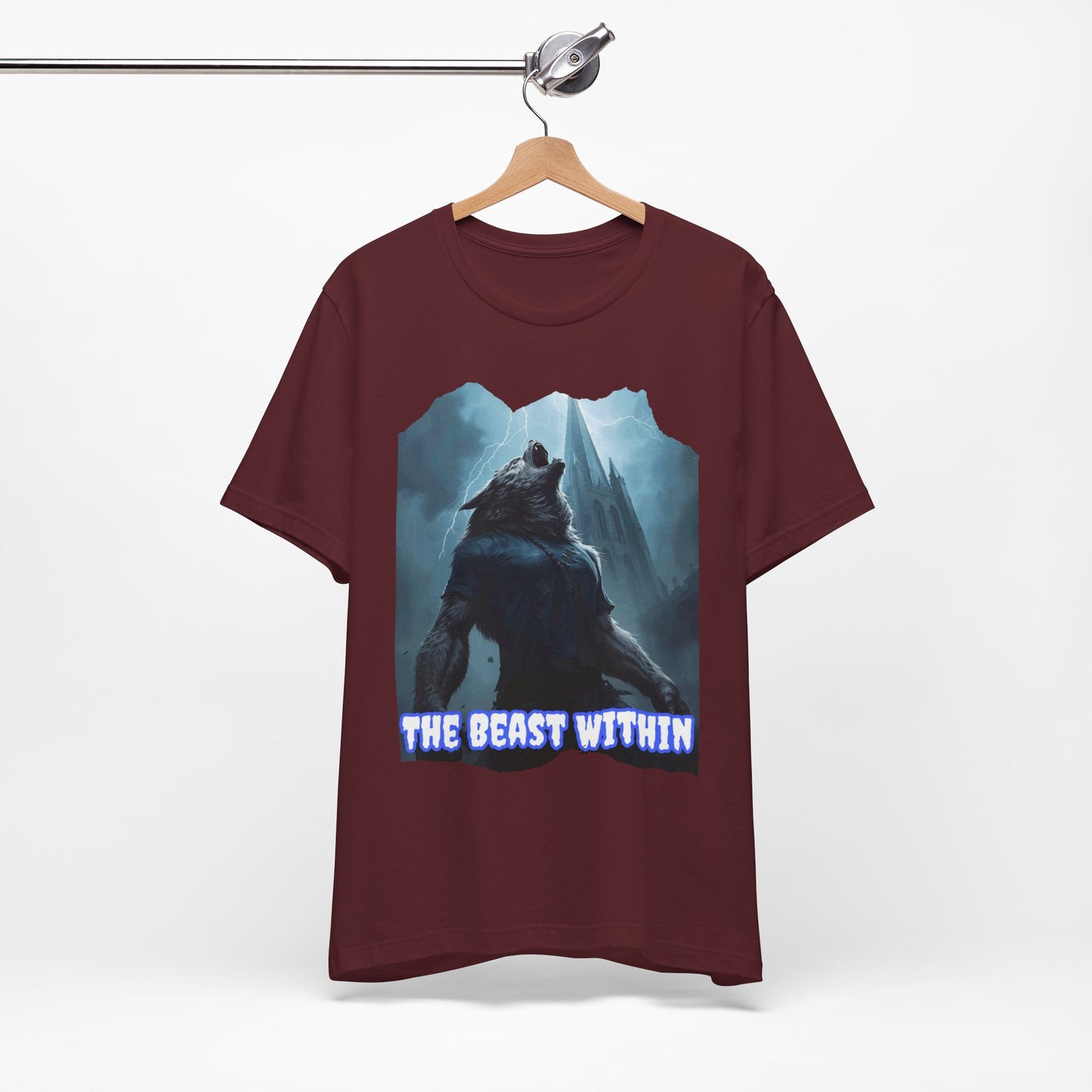 My Gothic Girl "The Beast Within" Graphic T-Shirt Unisex Gothic Dark Fashion Casual Wear