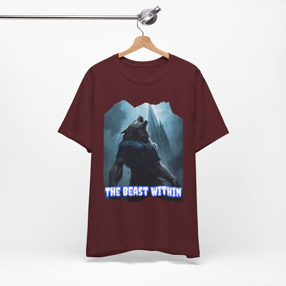 My Gothic Girl "The Beast Within" Graphic T-Shirt Unisex Gothic Dark Fashion Casual Wear