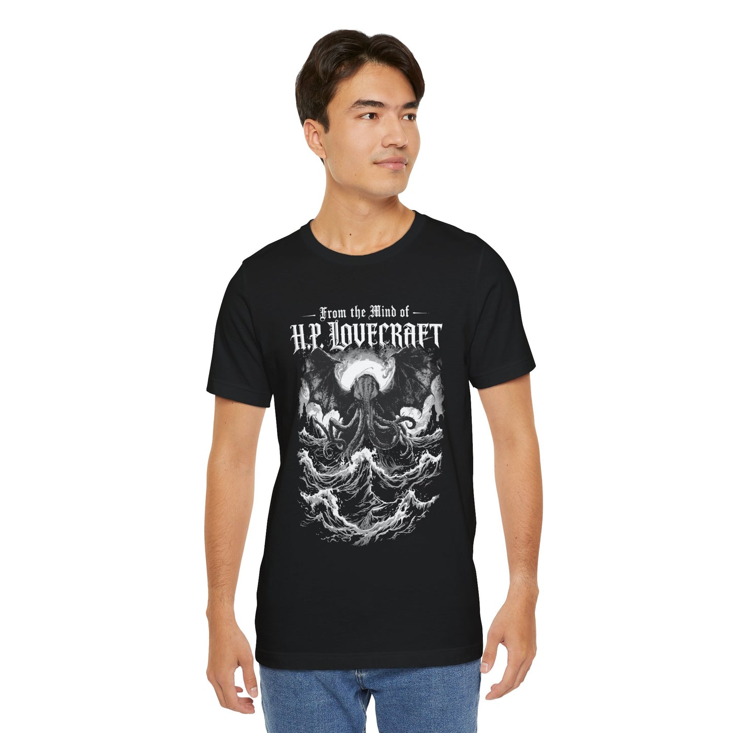 "From The Mind Of H.P. Lovecraft" Gothic Literary Horror T-Shirt