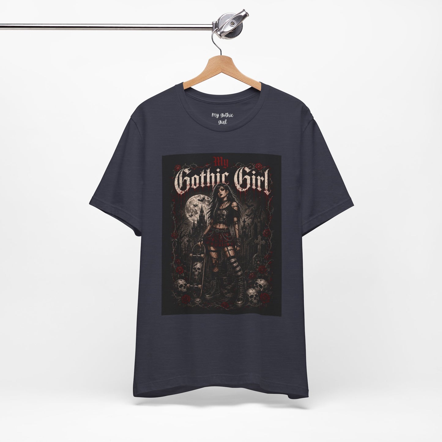 My Gothic Girl - Skater Girl Short Sleeve T Shirt