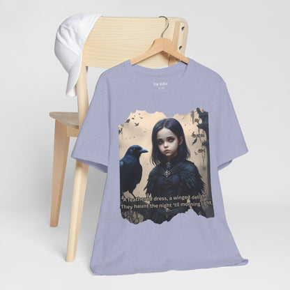 My Gothic Girl T-Shirt "Black Raven"  Whimsy Goth, Goth Fashion, Poetic Gothic Street Wear