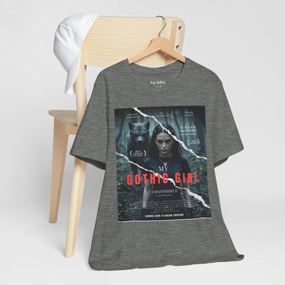 My Gothic Girl T-Shirt "Movie Poster" – Whimsy Goth Streetwear, Dark Poetry Fashion, Alt Aesthetic Apparel