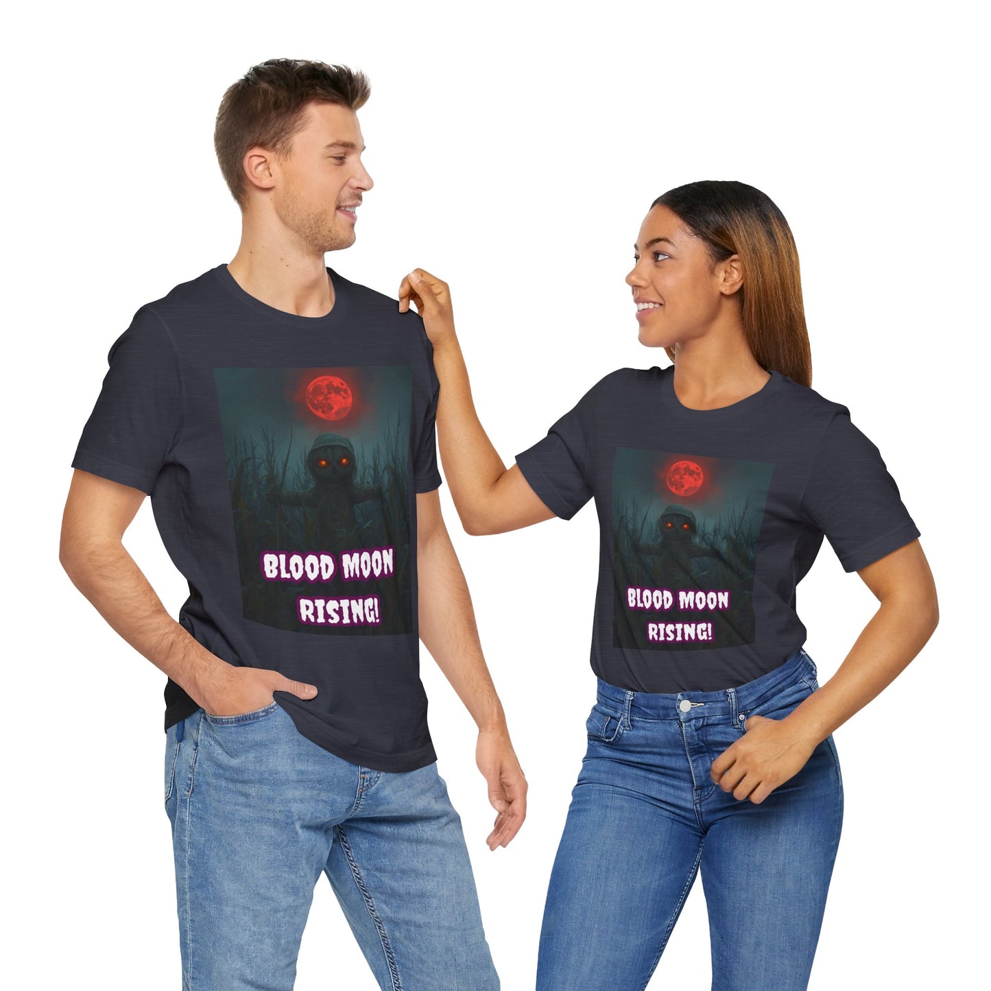 My Gothic Girl "Blood Moon Rising" Graphic T-Shirt Unisex Gothic Dark Fashion Casual Wear