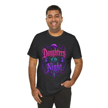 Daughters of the Night Tee — Gothic Vampire Moon Graphic T-Shirt