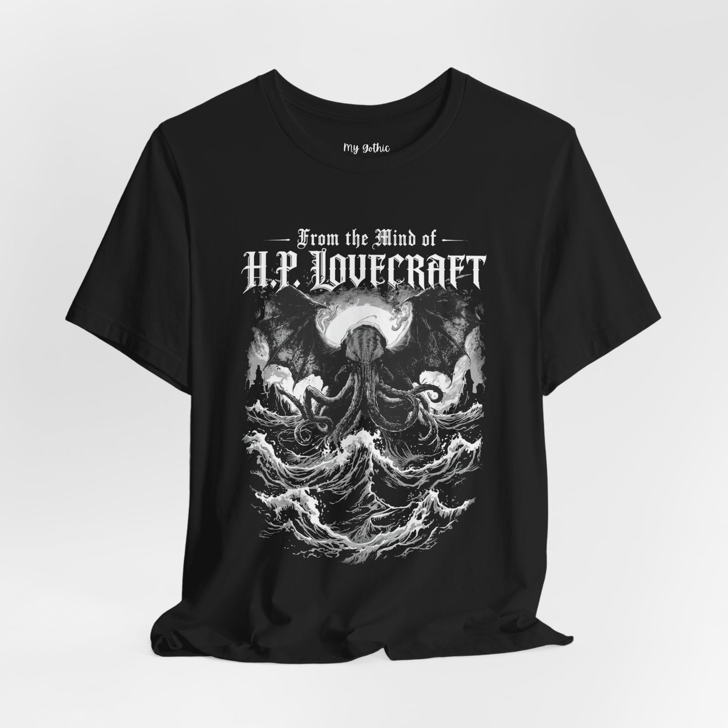 "From The Mind Of H.P. Lovecraft" Gothic Literary Horror T-Shirt
