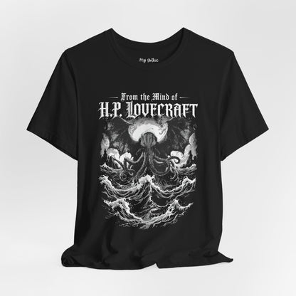 "From The Mind Of H.P. Lovecraft" Gothic Literary Horror T-Shirt