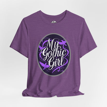 My Gothic Girl Poetic Goth Graphic Tee – Dark Alt Aesthetic Streetwear Fashion