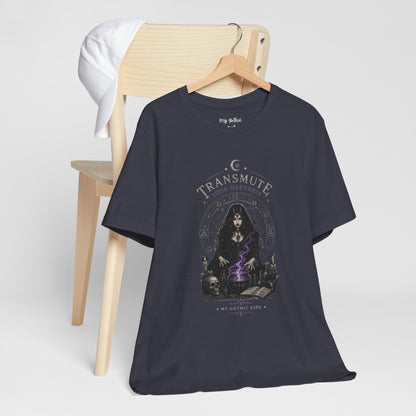 Transmute Your Darkness Alchemist Arts Tee — Witchy Occult Graphic T-Shirt