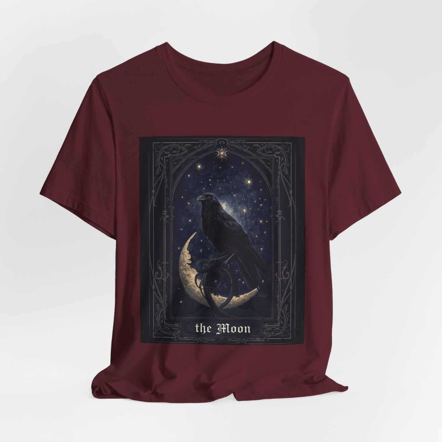 My Gothic Girl "Raven Moon" Graphic T-Shirt Unisex Gothic Dark Fashion Casual Wear