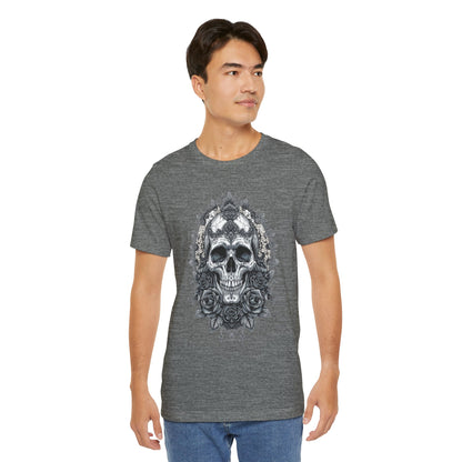 Gothic Skull Elegance T-Shirt