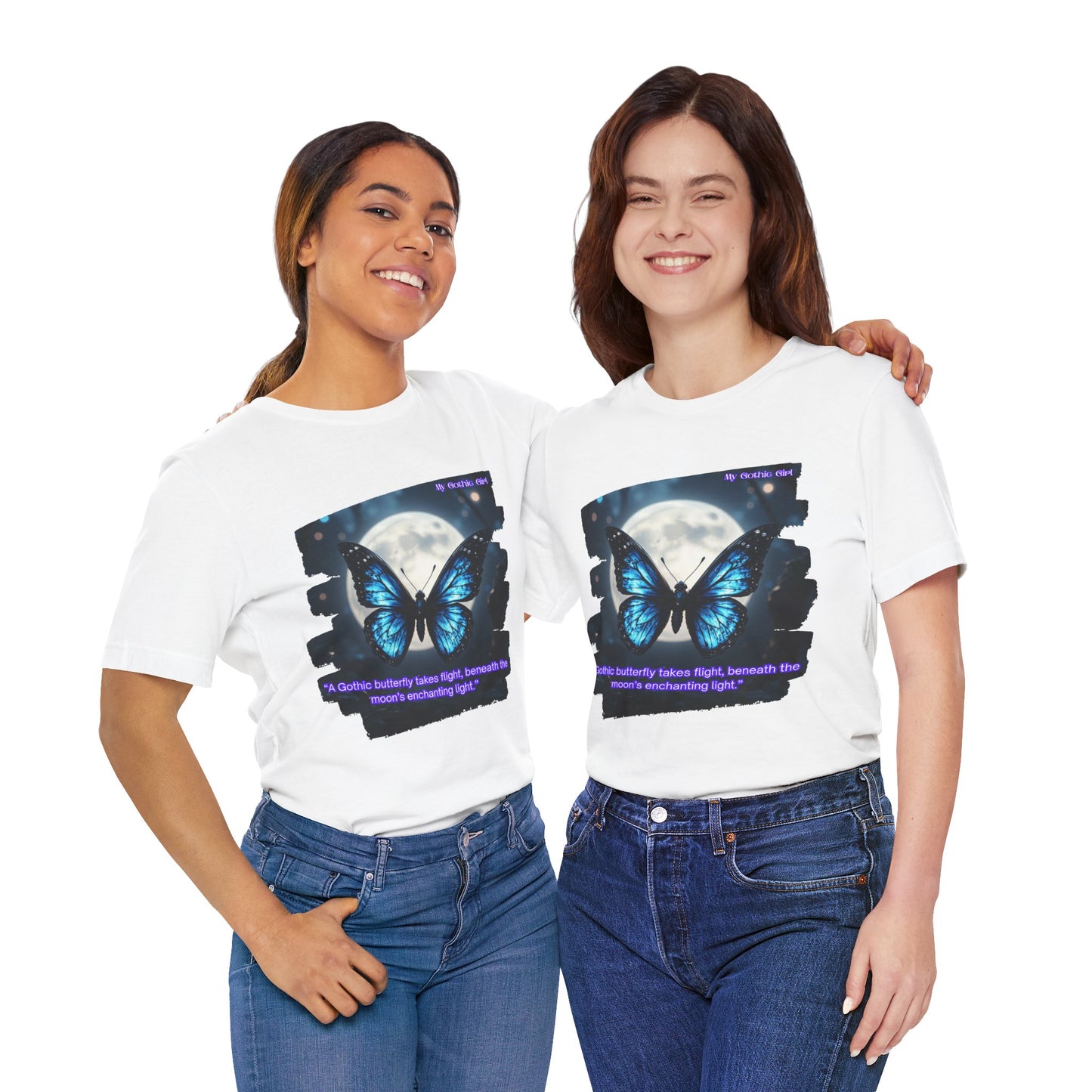 My Gothic Girl Graphic Tee – Whimsy Goth Streetwear, Dark Poetry Fashion, Alt Aesthetic Apparel