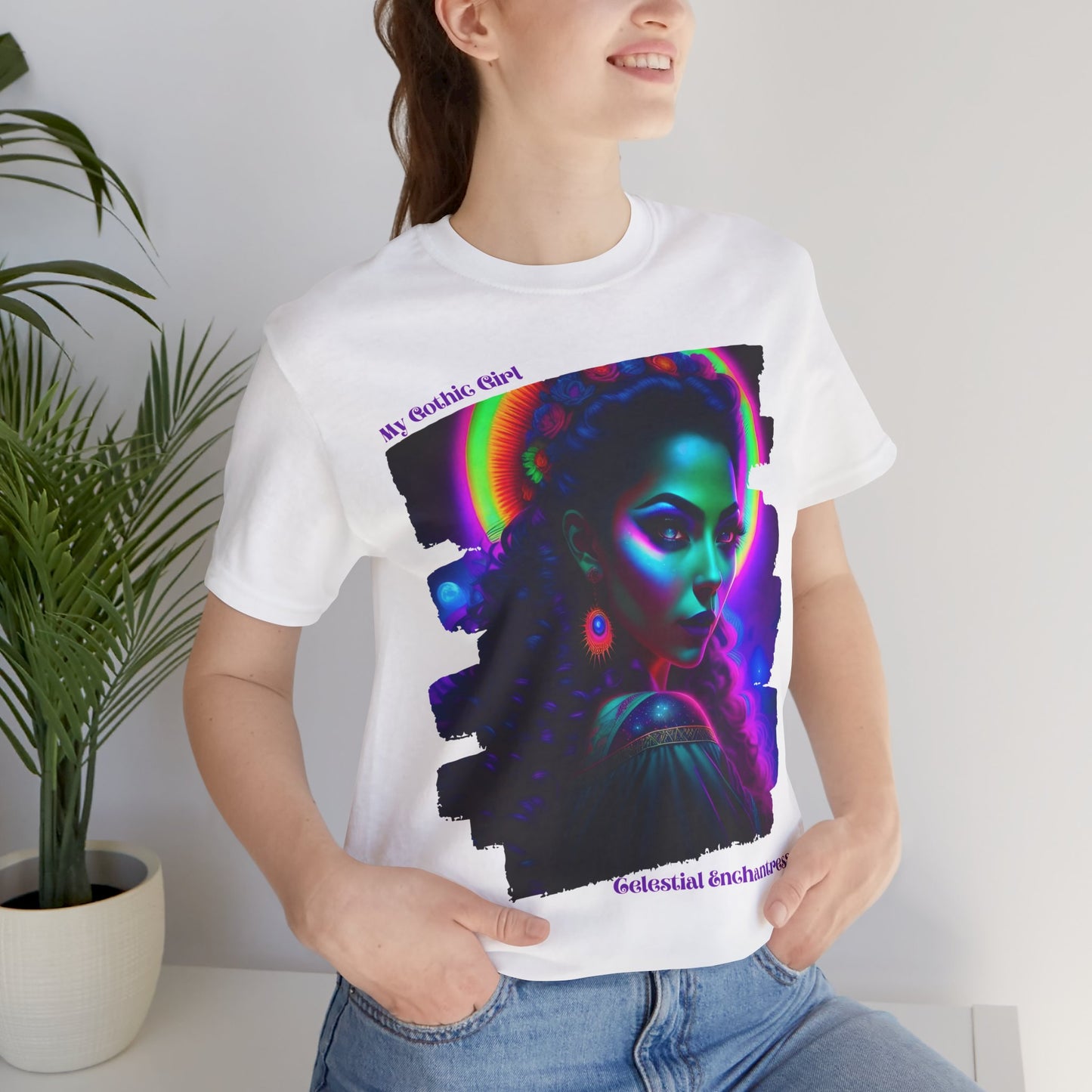 Celestial Enchantress Poetic Goth Graphic Tee – My Gothic Girl