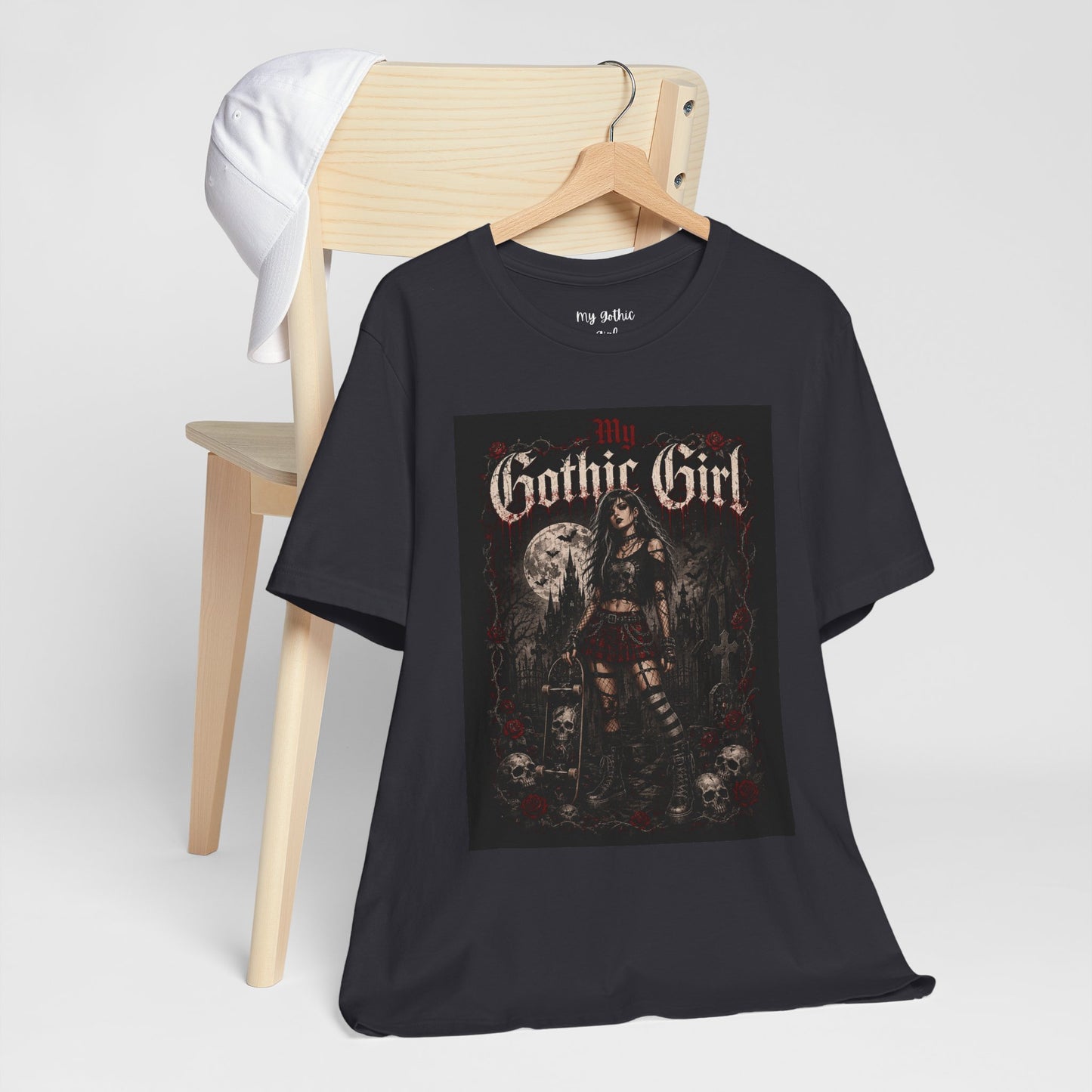 My Gothic Girl - Skater Girl Short Sleeve T Shirt