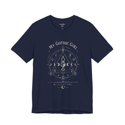 My Gothic Girl "The Alchemist" Gothic Design Short Sleeve T Shirt