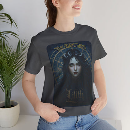 The First Rebel -"Lilith" Graphic T-Shirt – Alt Aesthetic Poetic Goth Street-wear
