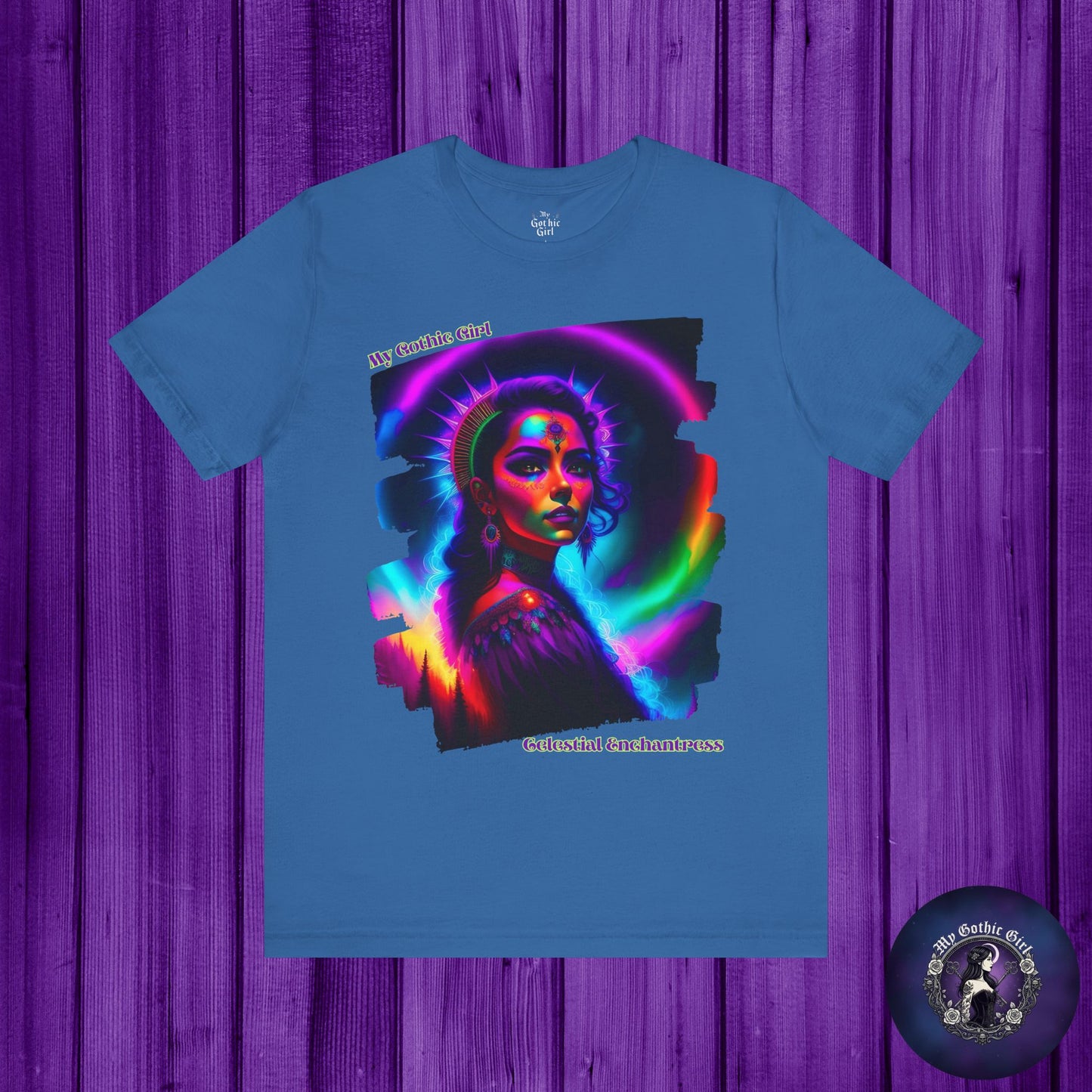 Celestial Enchantress Poetic Goth Graphic Tee – My Gothic Girl