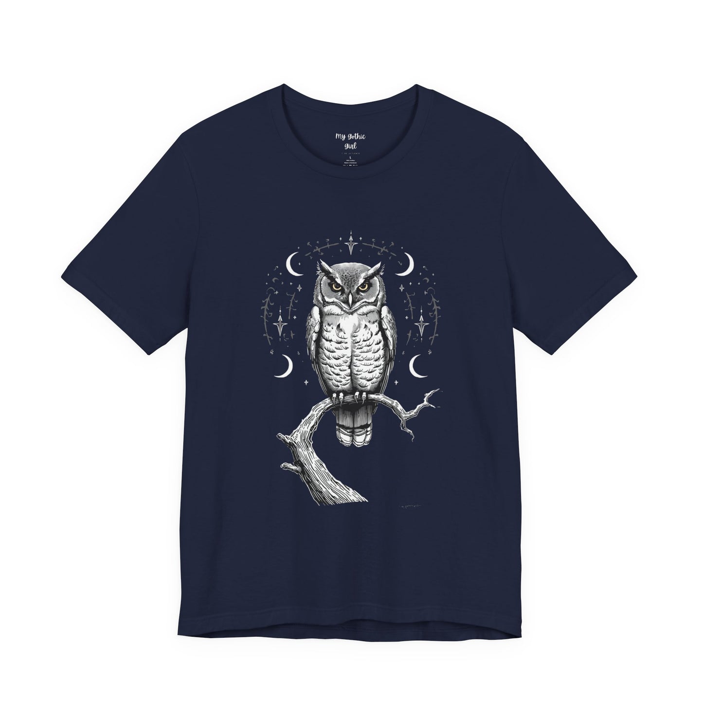 Gothic Watcher Owl - Graphic Tee