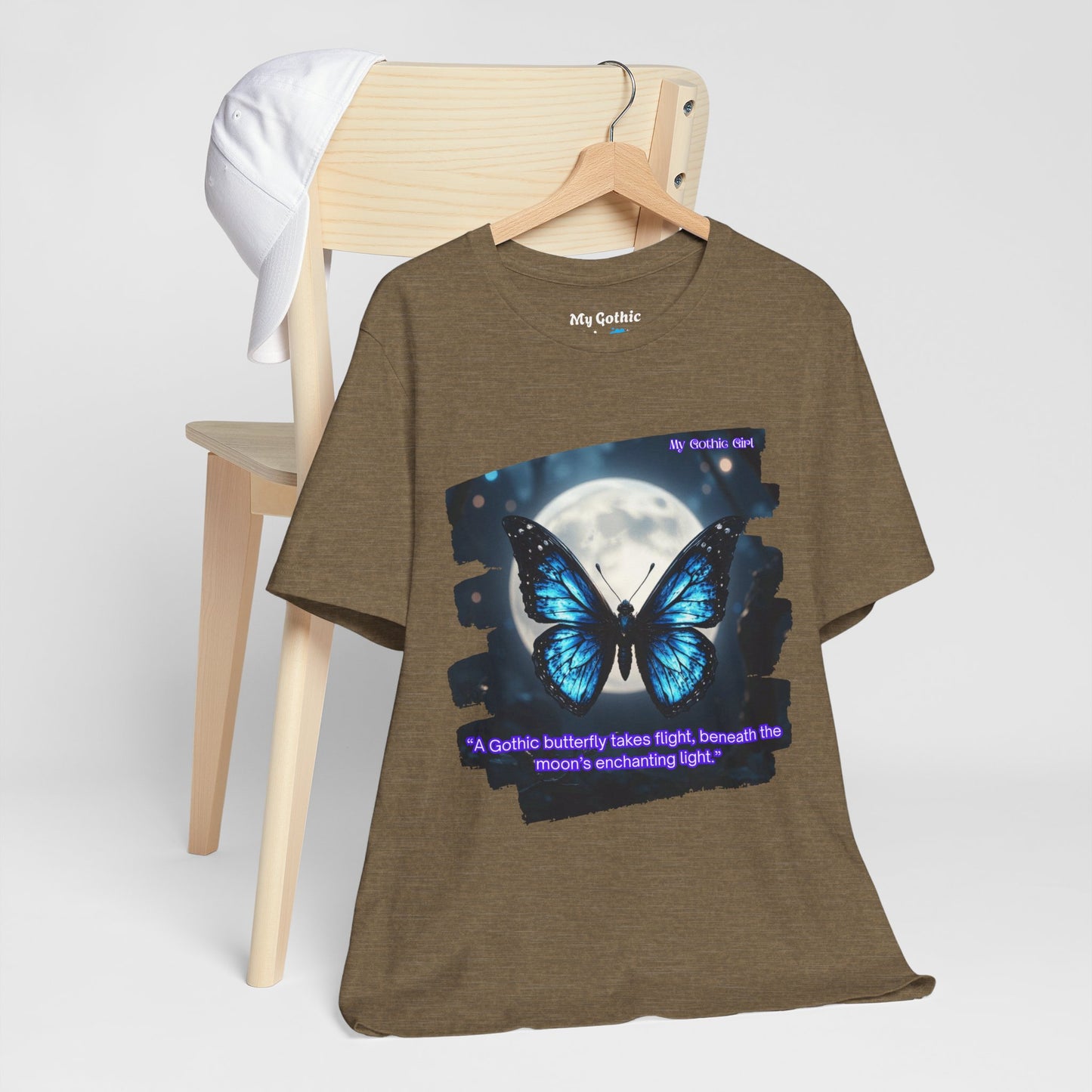 My Gothic Girl Graphic Tee – Whimsy Goth Streetwear, Dark Poetry Fashion, Alt Aesthetic Apparel
