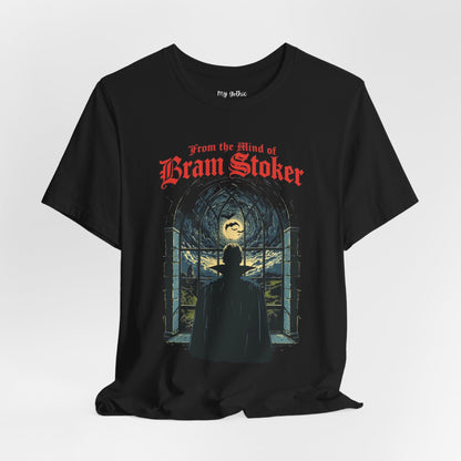 "From The Mind Of Bram Stoker" Gothic Literary Horror T-Shirt