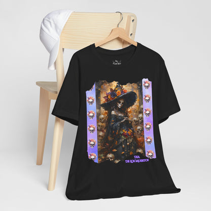 My Gothic Girl Dia De Los Muertos Graphic Tee – Gothic Streetwear, Whimsy Goth, Dark Poetry Alt Fashion
