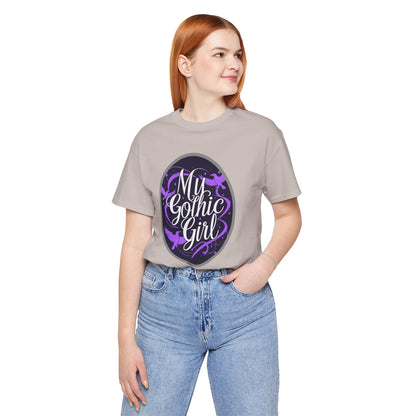 My Gothic Girl Poetic Goth Graphic Tee – Dark Alt Aesthetic Streetwear Fashion