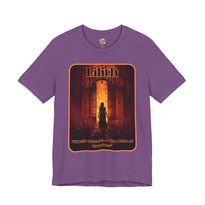 “Lilith  —  Eden’s Outcast, The Price of Freedom.” Graphic T-Shirt – Alt Aesthetic Poetic Goth Street-wear