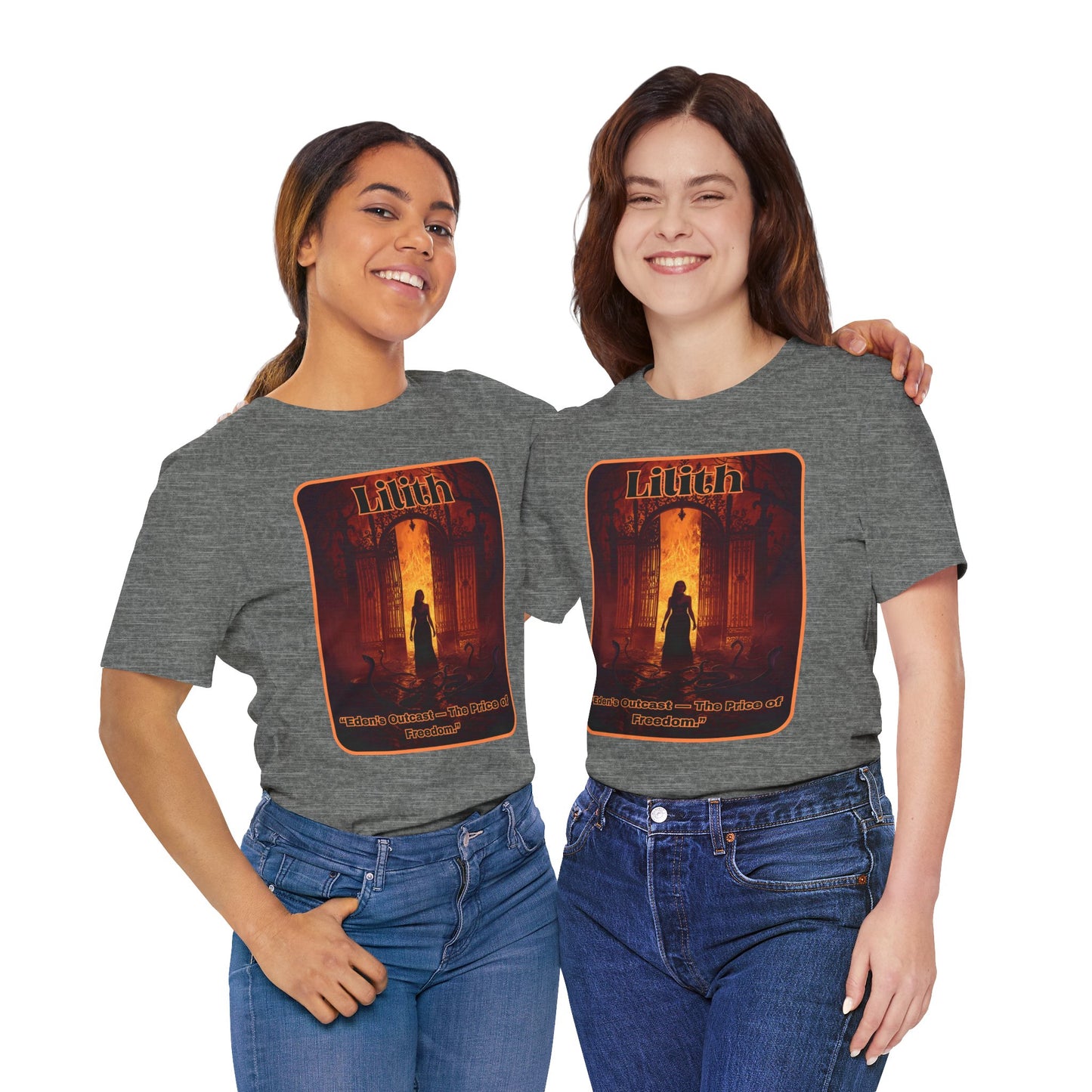 “Lilith  —  Eden’s Outcast, The Price of Freedom.” Graphic T-Shirt – Alt Aesthetic Poetic Goth Street-wear