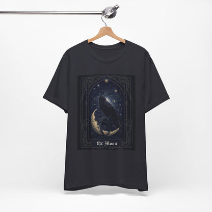 My Gothic Girl "Raven Moon" Graphic T-Shirt Unisex Gothic Dark Fashion Casual Wear