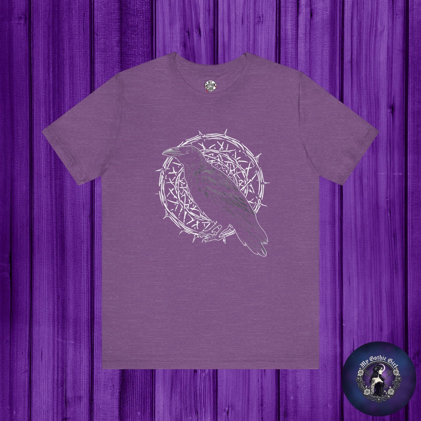 Thorn & Raven Gothic Graphic T-Shirt – Alt Aesthetic Poetic Goth Streetwear